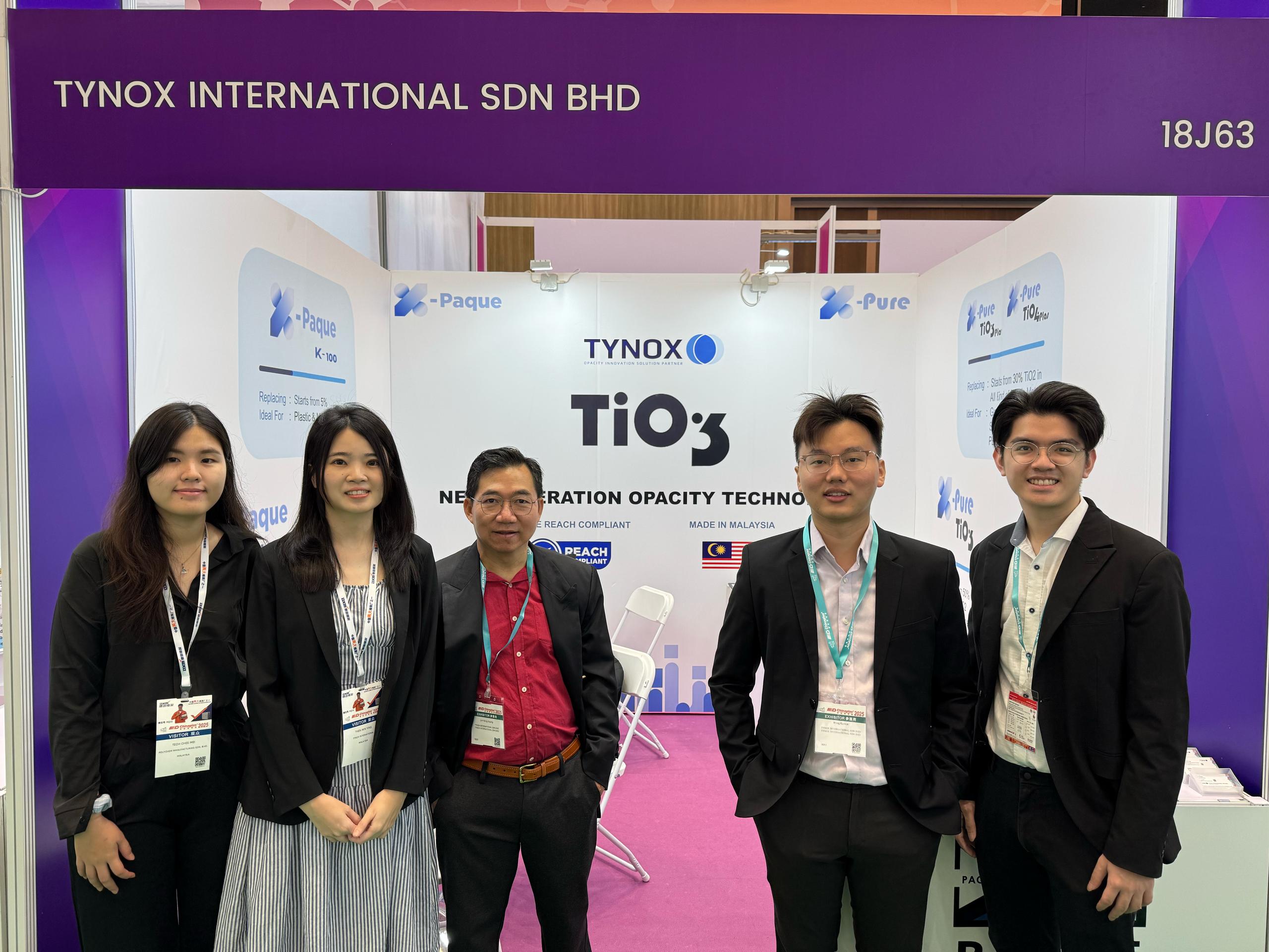 Tynox team partcipate in ChinaPlas 2025