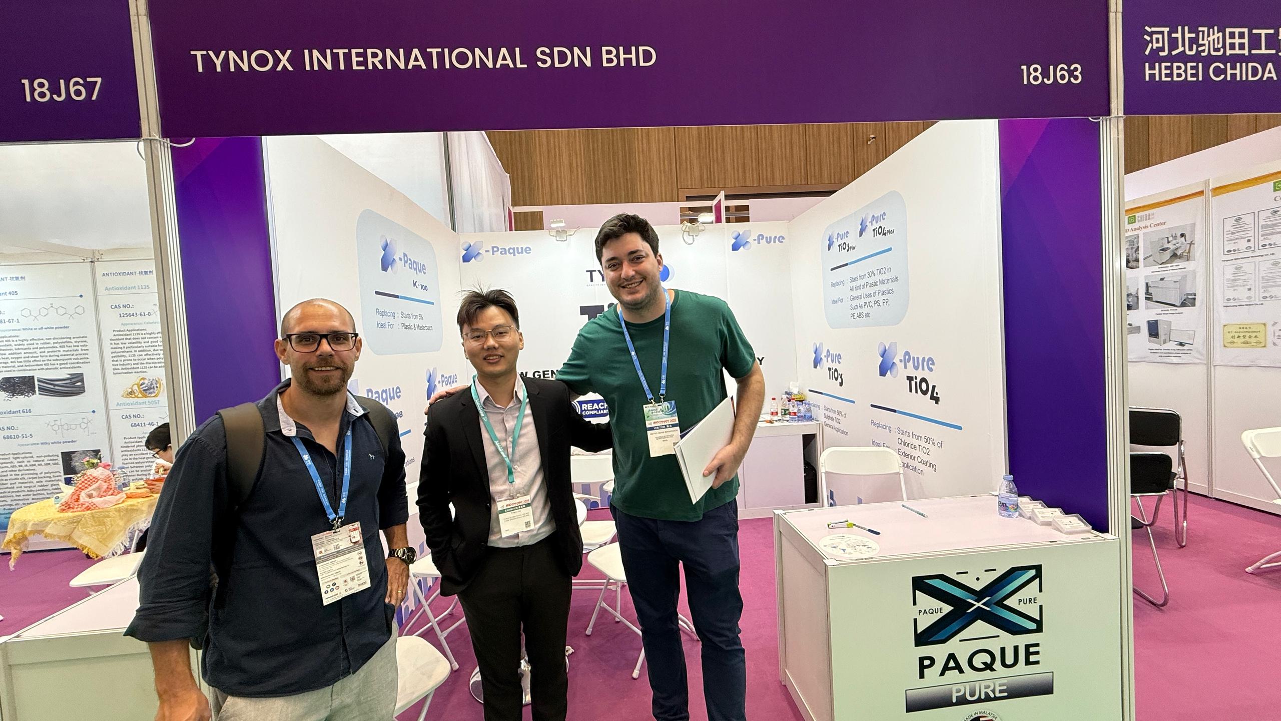 Tynox team partcipate in ChinaPlas 2025