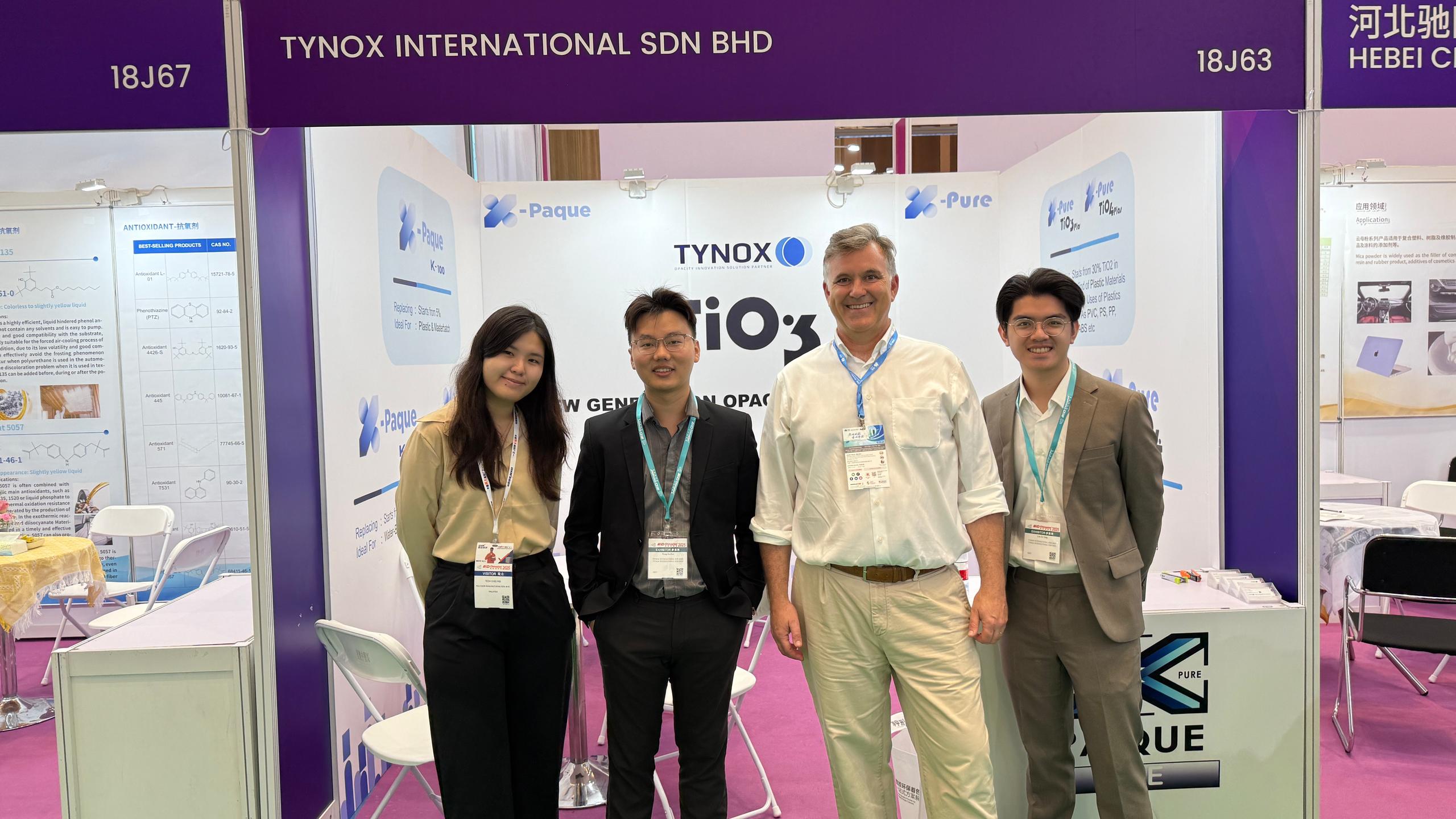 Tynox team partcipate in ChinaPlas 2025