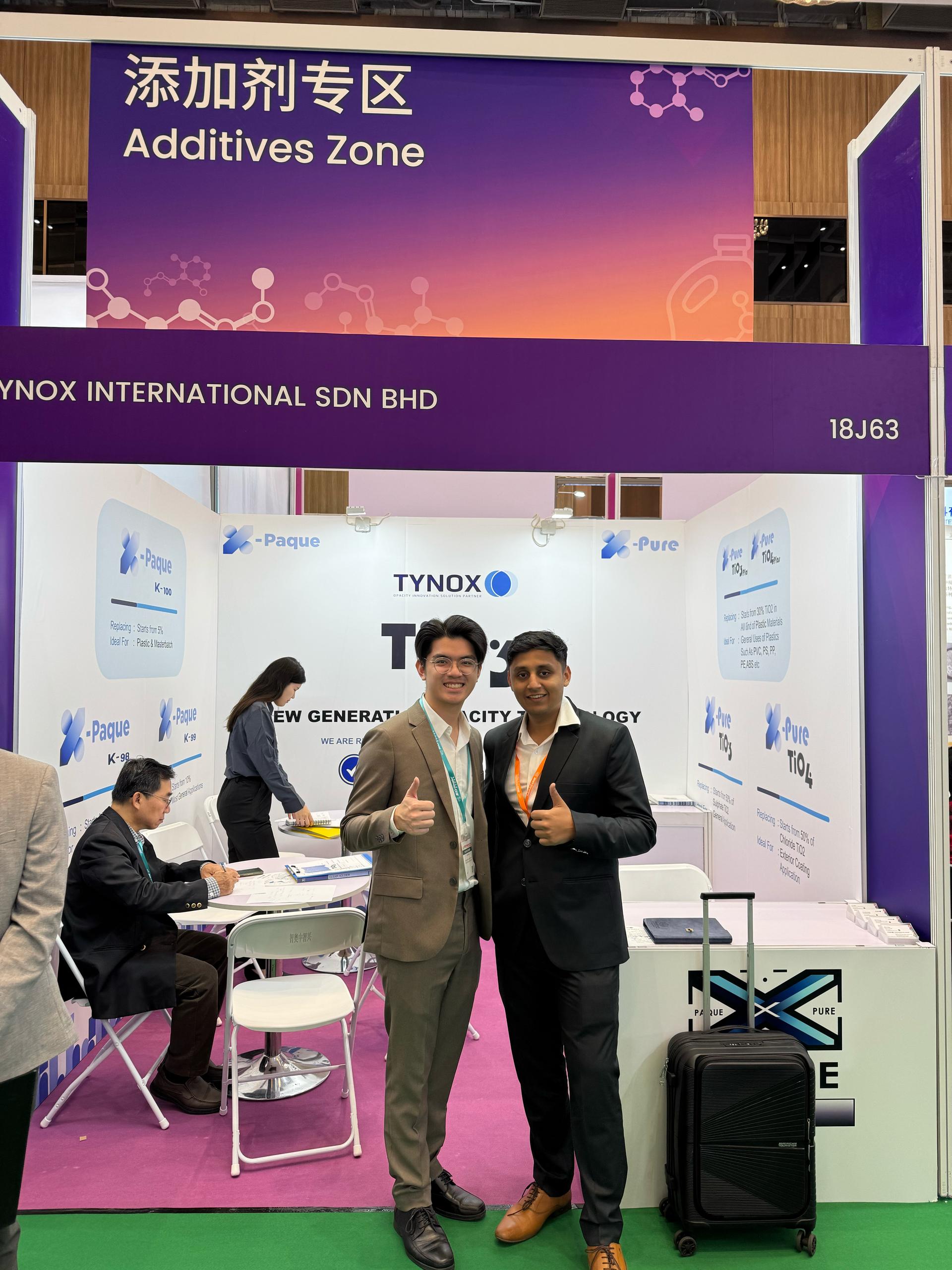 Tynox team partcipate in ChinaPlas 2025