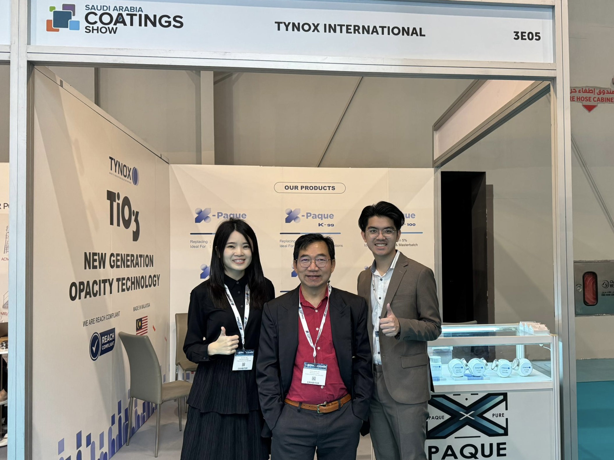 Tynox team partcipate in Saudi Arabia Coatings Show